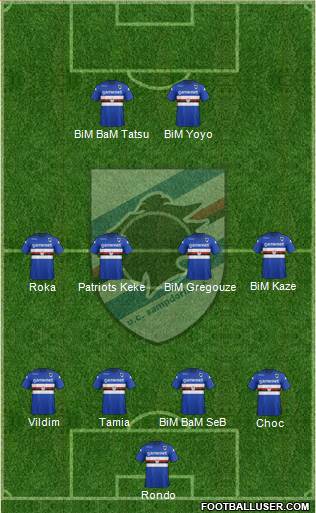 Sampdoria Formation 2014