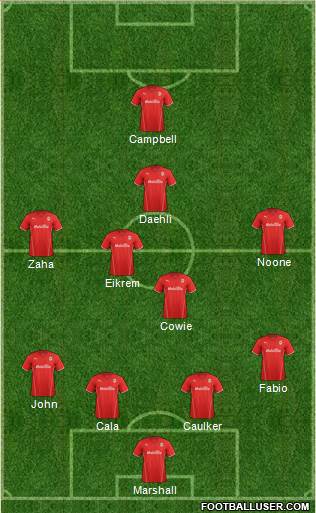 Cardiff City Formation 2014
