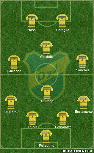 Defensa y Justicia Formation 2014