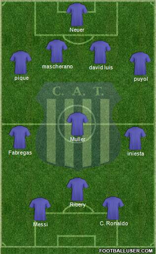 Talleres de Córdoba Formation 2014