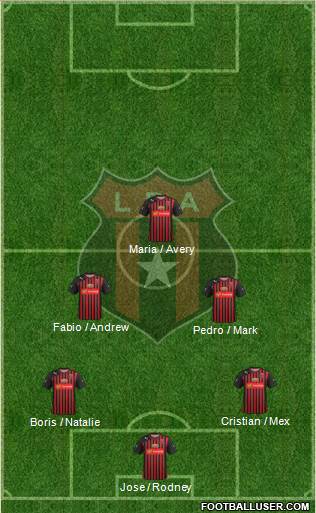 Liga Deportiva Alajuelense football formation