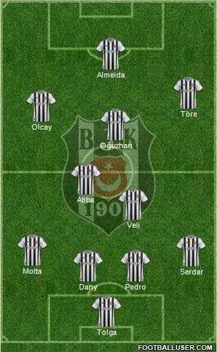 Besiktas JK Formation 2014