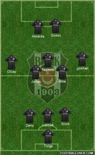 Besiktas JK Formation 2014