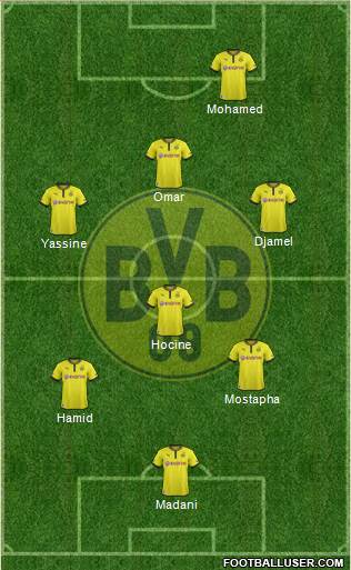 Borussia Dortmund Formation 2014