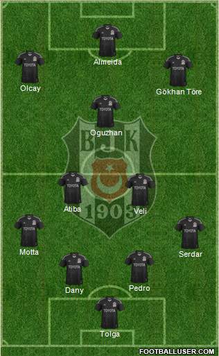 Besiktas JK Formation 2014