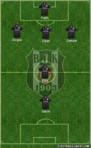 Besiktas JK Formation 2014