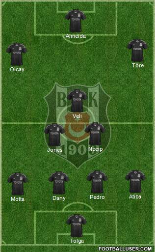 Besiktas JK Formation 2014