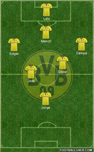 Borussia Dortmund Formation 2014