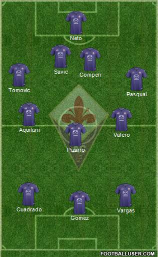 Fiorentina Formation 2014