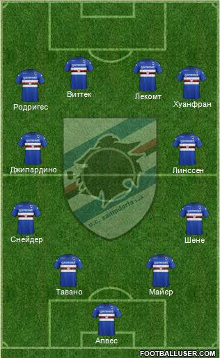 Sampdoria Formation 2014