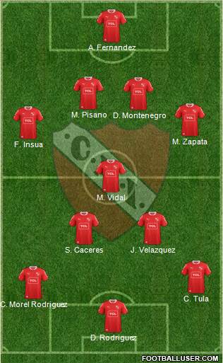 Independiente Formation 2014