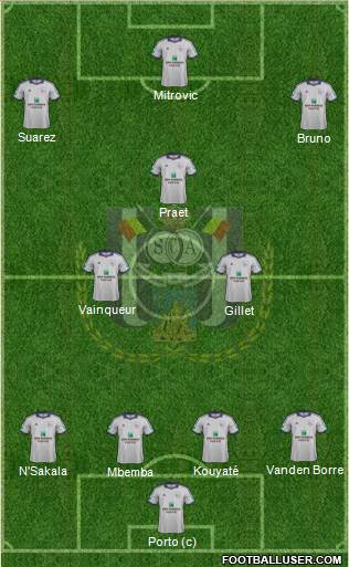 RSC Anderlecht Formation 2014