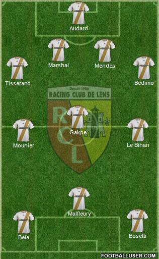 Racing Club de Lens Formation 2014