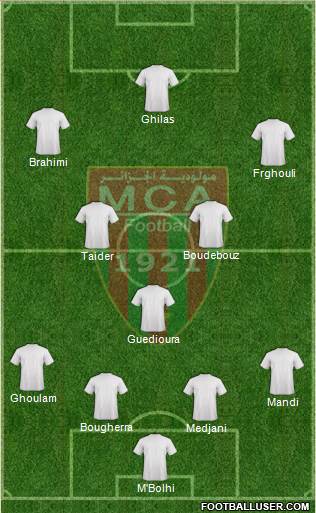 Mouloudia Club d'Alger Formation 2014