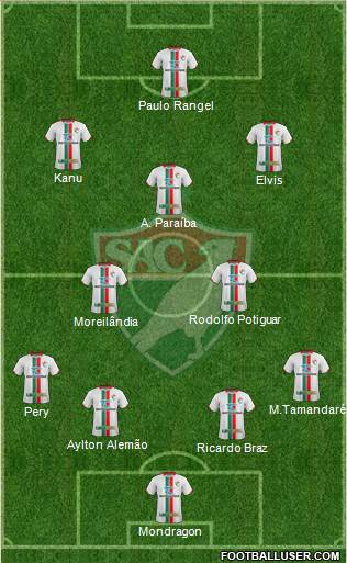 Salgueiro AC Formation 2014