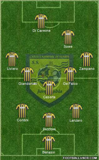 Juve Stabia Formation 2014