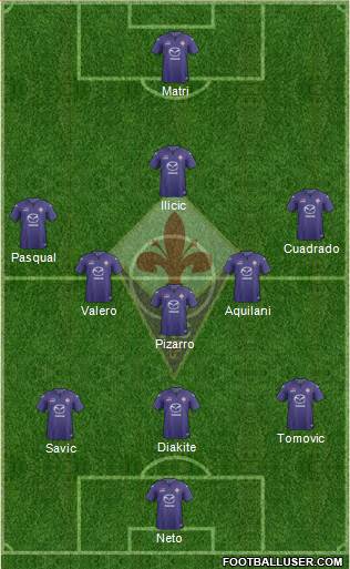 Fiorentina Formation 2014
