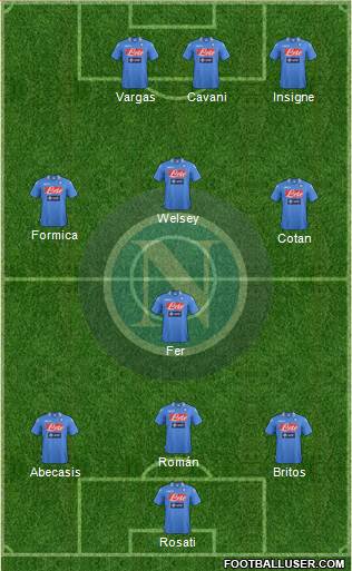 Napoli Formation 2014