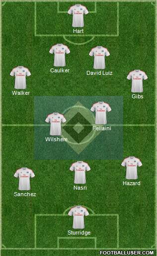 Hamburger SV Formation 2014