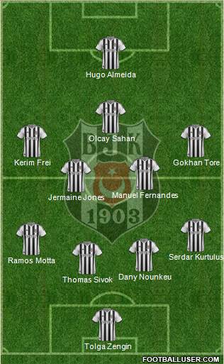 Besiktas JK Formation 2014
