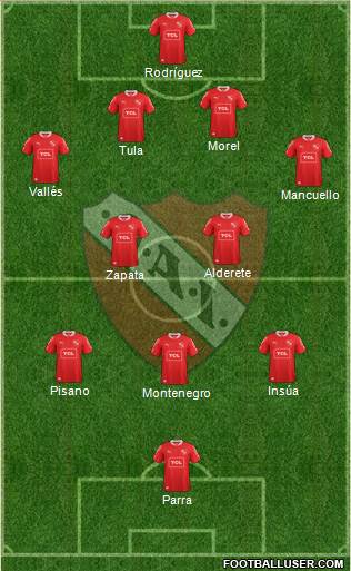 Independiente Formation 2014