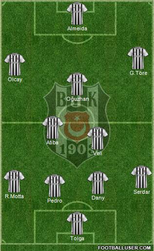 Besiktas JK Formation 2014