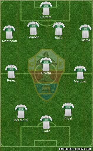Elche C.F., S.A.D. Formation 2014
