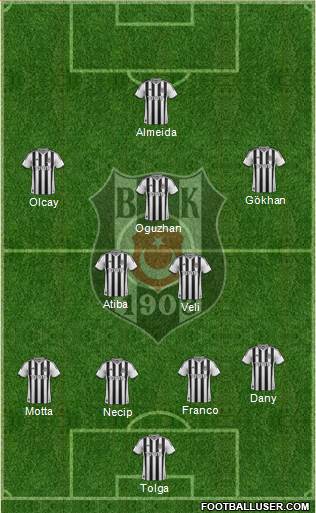 Besiktas JK Formation 2014