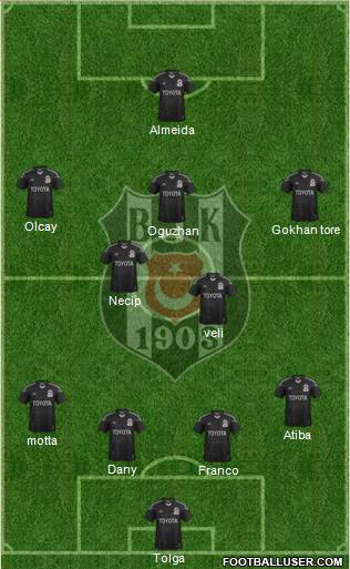 Besiktas JK Formation 2014