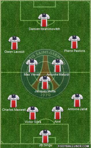 Paris Saint-Germain Formation 2014