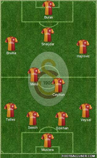 Galatasaray SK Formation 2014