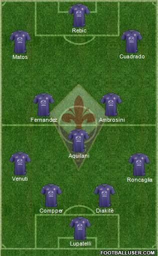 Fiorentina Formation 2014