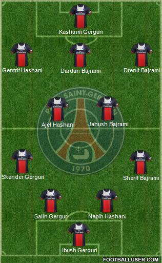 Paris Saint-Germain Formation 2014