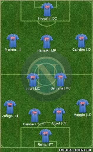 Napoli Formation 2014