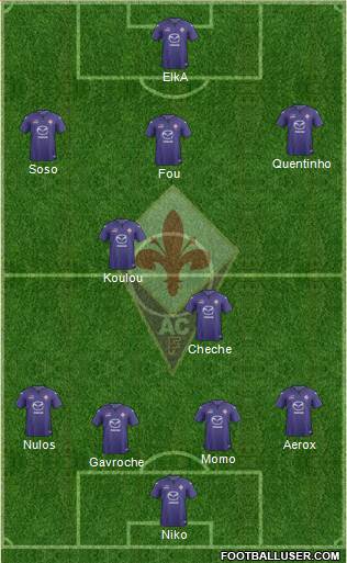 Fiorentina Formation 2014