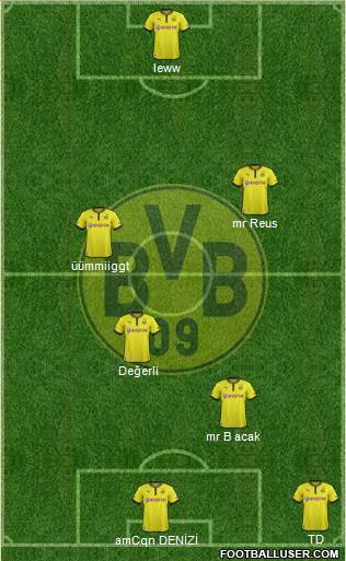 Borussia Dortmund Formation 2014