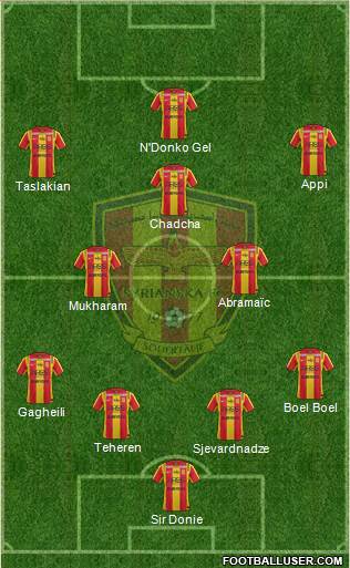 Syrianska FC Formation 2014