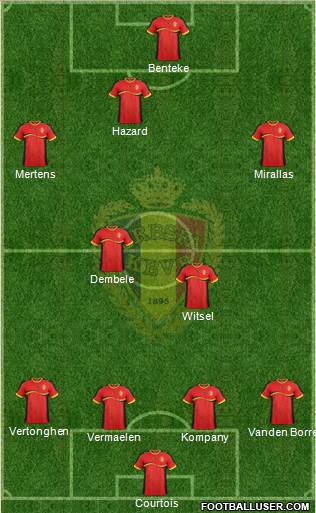 Belgium Formation 2014