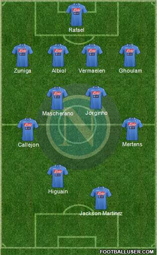 Napoli Formation 2014