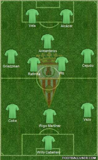 Algeciras C.F. football formation