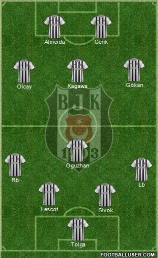 Besiktas JK Formation 2014
