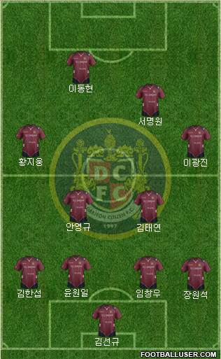 Daejeon Citizen Formation 2014
