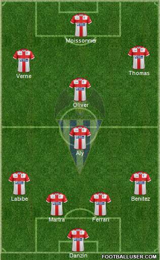 C.D. Alcoyano Formation 2014