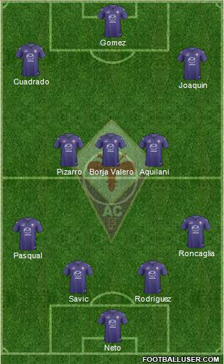 Fiorentina Formation 2014