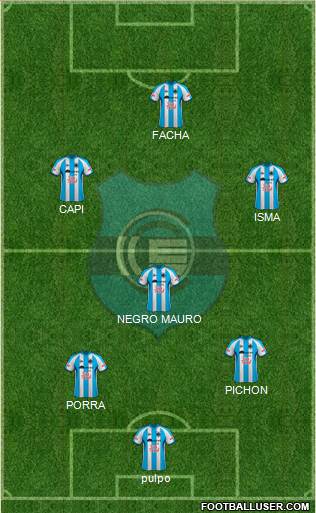 Gimnasia y Esgrima de Jujuy Formation 2014