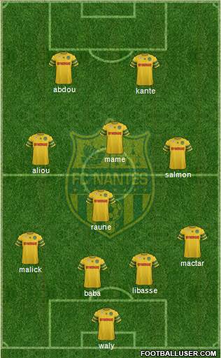FC Nantes Formation 2014