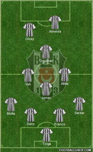 Besiktas JK Formation 2014