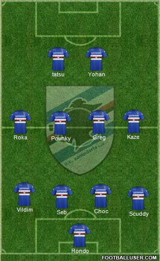 Sampdoria Formation 2014