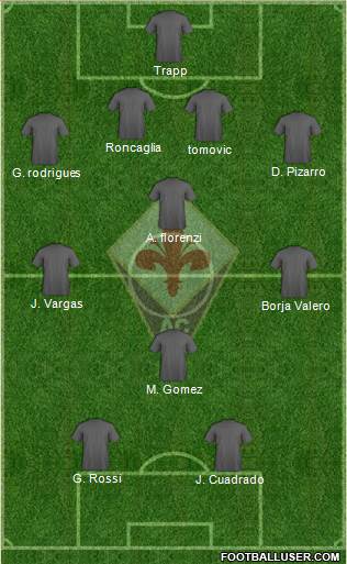 Fiorentina Formation 2014