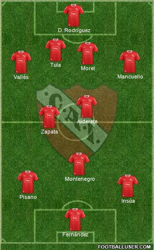 Independiente Formation 2014